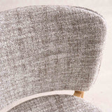 Pinta Fabric Dining Chair | Oak Frame - Malted