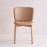 Pinta Leather Dining Chair | Oak Frame - Pecan