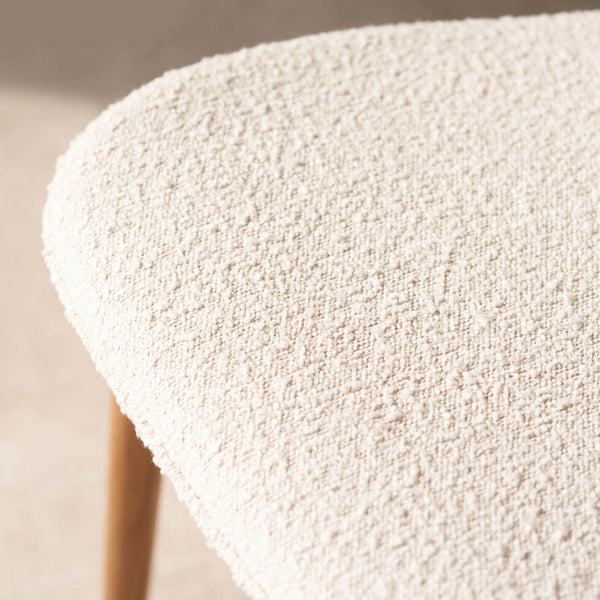 Puddle Dining Chair | Oak Frame - Milk