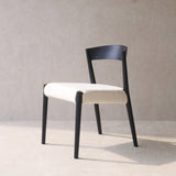 Ronda Dining Chair | Black Frame - Bespoke Fabric