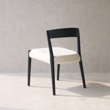 Ronda Dining Chair | Black Frame - Bespoke Fabric