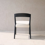 Ronda Dining Chair | Black Frame - Bespoke Fabric