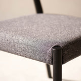 Ronda Dining Chair | Black Frame - Bespoke Fabric - Originals Furniture