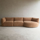 Slipper Full Modular Sofa | Bespoke Fabric/Leather (310cm)