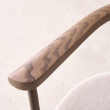 Solace Fabric Dining Chair | Latte Oak - Dunes