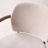 Solace Fabric Dining Chair | Latte Oak - Dunes