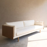 Sonder Sofa | Pecan & Panna Cotta (241cm)
