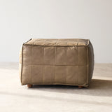 Tanbo Leather Ottoman (68cm) - Originals Furniture