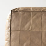 Tanbo Leather Ottoman (68cm) - Originals Furniture