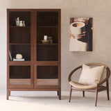 Catalina Cabinet | Dark Stained Teak (200cm) - Originals Furniture