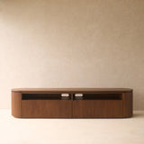 Moher TV Console | Teak - Walnut Stained (230cm)