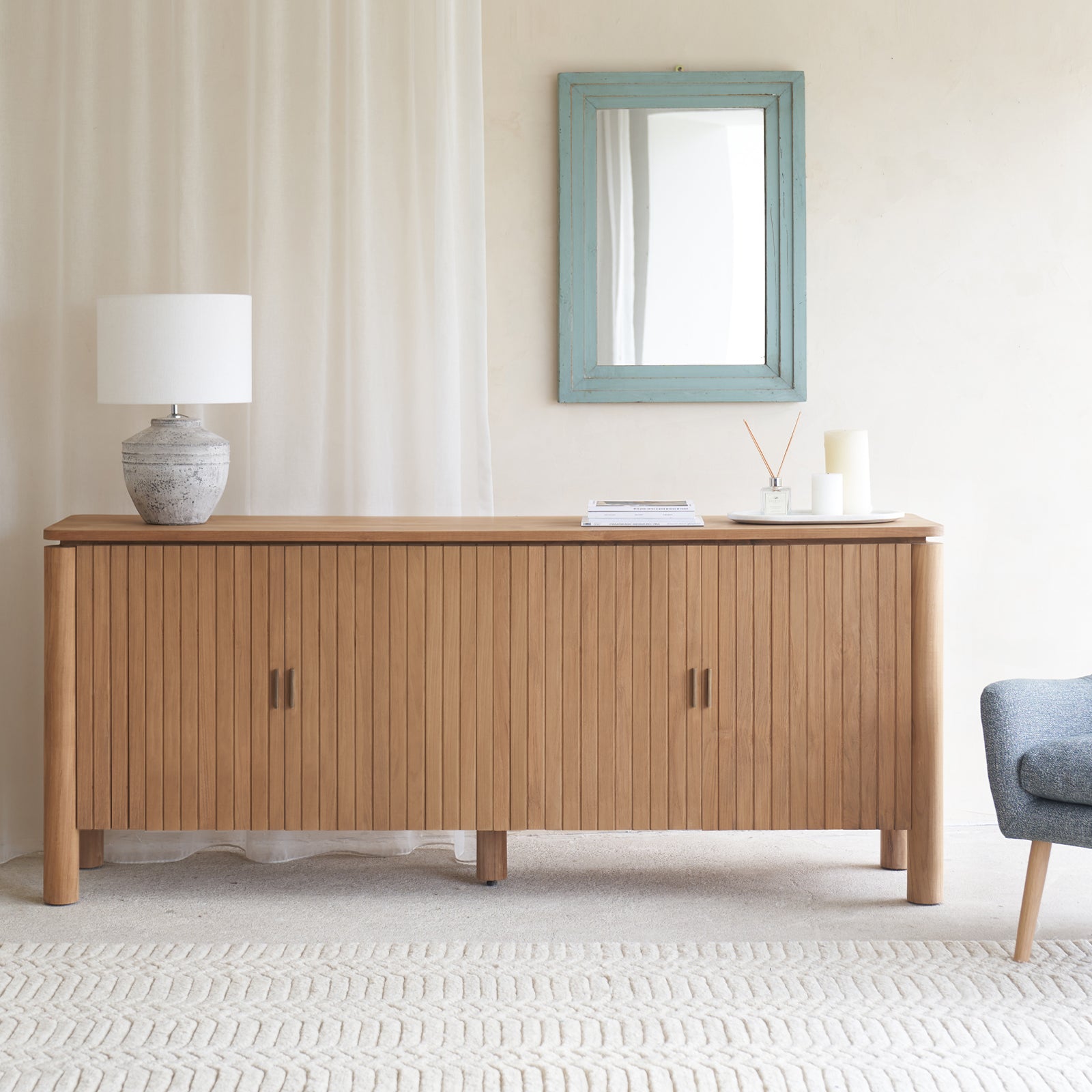 Brighton Sideboard with Full Doors | Wooden Sideboard & Cabinets