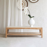 Catalina Coffee Table | Travertine (145cm)