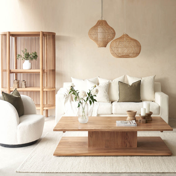 Irwin Coffee Table | Teak (160cm)