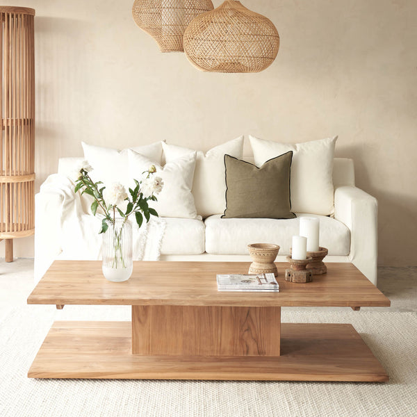 Irwin Coffee Table | Teak (160cm)