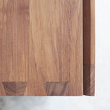 Ledge Sideboard with Glass Doors and 4 Drawers