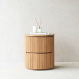 Moher Bedside Table | Teak (51cm)