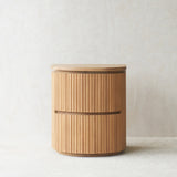 Moher Bedside Table | Teak (51cm)