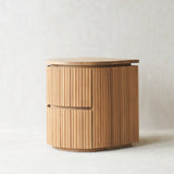 Moher Bedside Table | Teak (51cm)