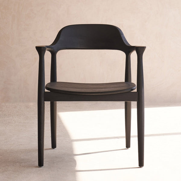 Raku dining chair in black - Originals Furniture Singapore