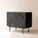 Graphic Chest of Drawers | Teak (100cm)