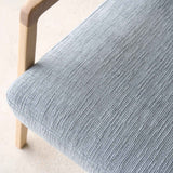 Nysse Fabric Armchair | Oak Frame - Gunmetal - Originals Furniture