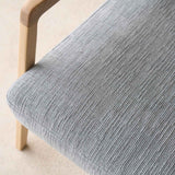 Nysse Fabric Armchair | Oak Frame - Gunmetal
