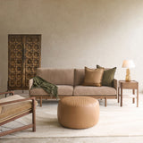 Pensive 2.5 Seater Fabric Sofa | Latte Oak - Harvest