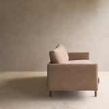 Pensive 2.5 Seater Fabric Sofa | Latte Oak - Harvest