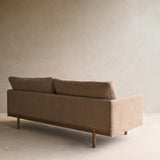 Pensive 2.5 Seater Fabric Sofa | Latte Oak - Harvest