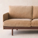 Pensive Sofa | Walnut - Bespoke Fabric