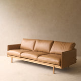 Pensive 2.5 & 3.5 Seater Leather Sofa | Pecan