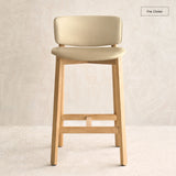 Pinta Bar Stool | Oak Frame - Bespoke Leather - Originals Furniture