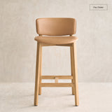 Pinta Counter Stool | Oak Frame - Bespoke Leather - Originals Furniture