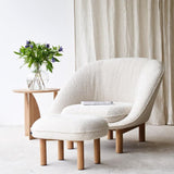 Portobello Foot Stool | Bespoke Fabric (60cm)