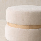 Saga Fabric Ottoman