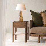 Tye Oak Nightstand | Latte