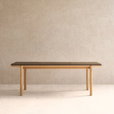 Folk Bench | Bespoke Fabric & Leather