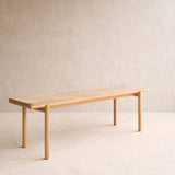 Folk Bench | Oak Frame - Canopy (160cm)