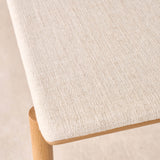 Folk Bench | Bespoke Fabric & Leather