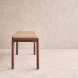 Folk Bench | Bespoke Fabric & Leather