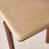 Folk Bench | Bespoke Fabric & Leather