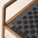 Nysse Fabric Armchair | Latte Oak Frame - Glen