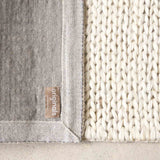 Andrea Large Knot Hemp Rug | White