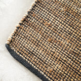 Demi Rug | Natural & Black (170 x 240cm) - Originals Furniture
