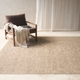 Sahara Wool & Cotton Rug | Melange Brown