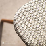 Lily Counter Stool | Teak Frame - Pure White - Originals Furniture