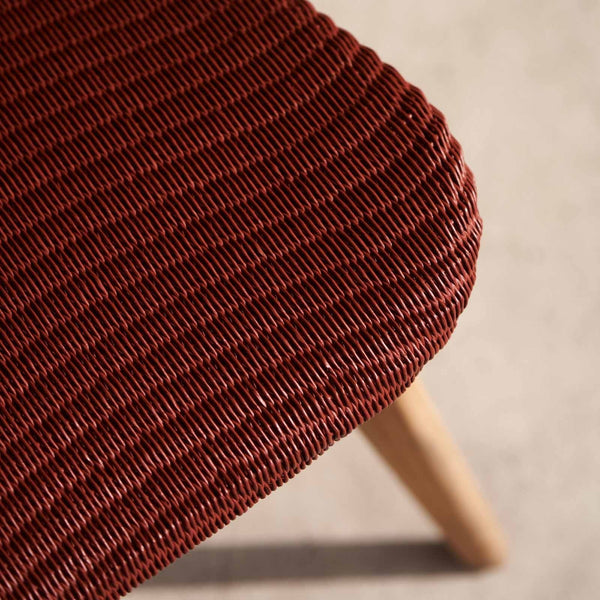 Lily Dining Chair | Teak - Terracotta