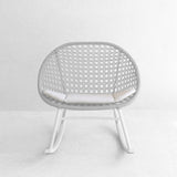 Helen Outdoor Rocking Chair Seat Cushion | Grey