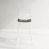 Rose Outdoor Counter Stool Seat Cushion | Dark Grey - Originals Furniture